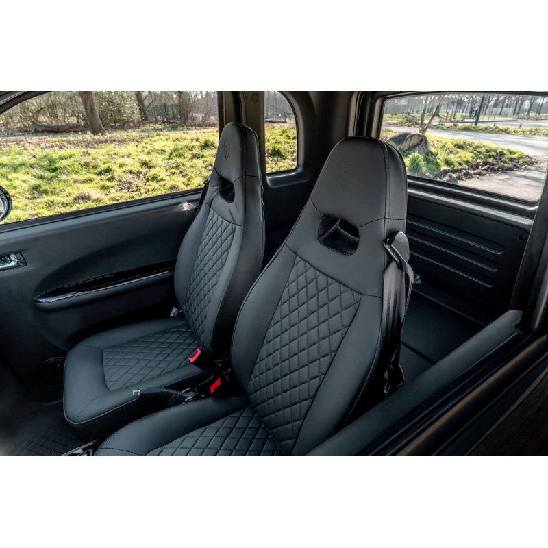 Voiture sans permis electrique grise Simplici S1