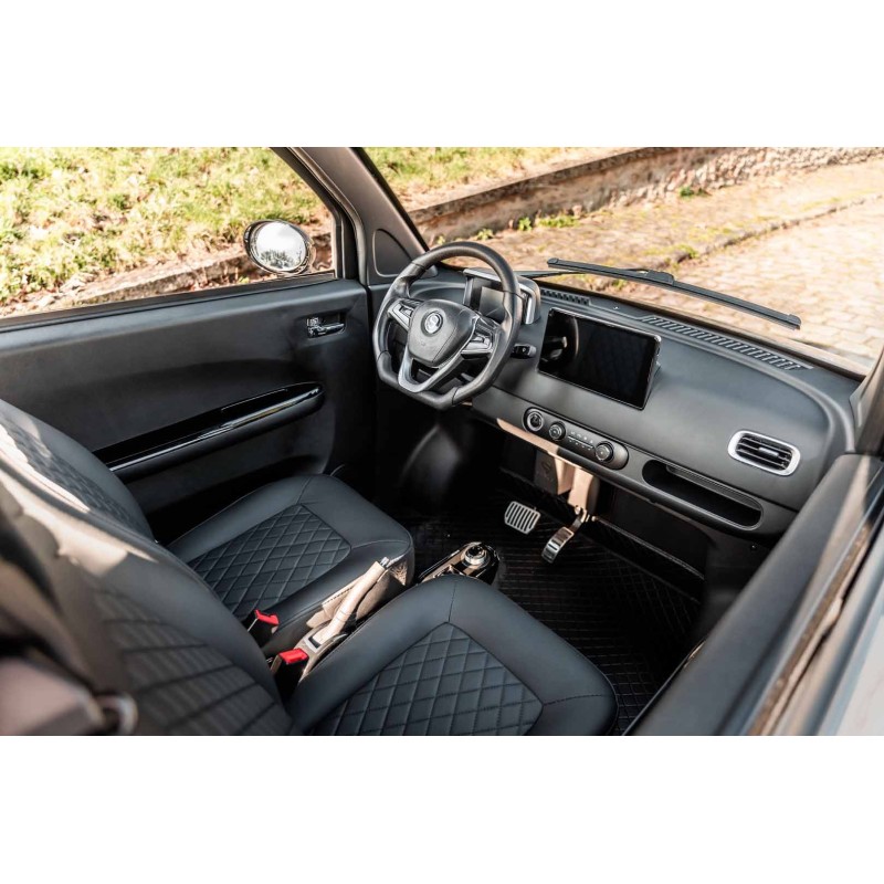 Voiture sans permis electrique grise Simplici S1