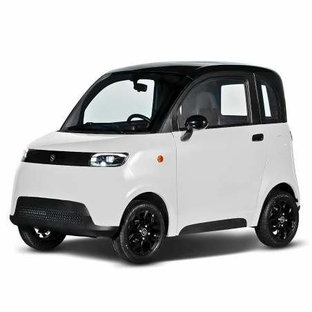 Voiture électrique sans permis Simplici S1 Blanc
