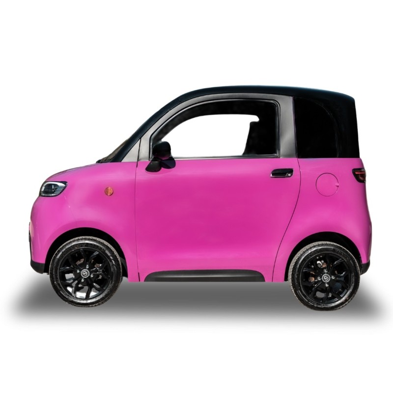 Voiture electrique sans permis rose Simplici S1