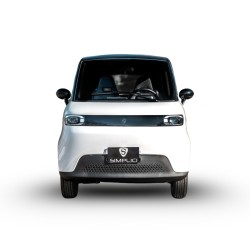 Voiture électrique sans permis Simplici S1 Blanc