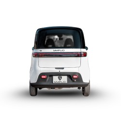 Voiture électrique sans permis Simplici S1 Blanc