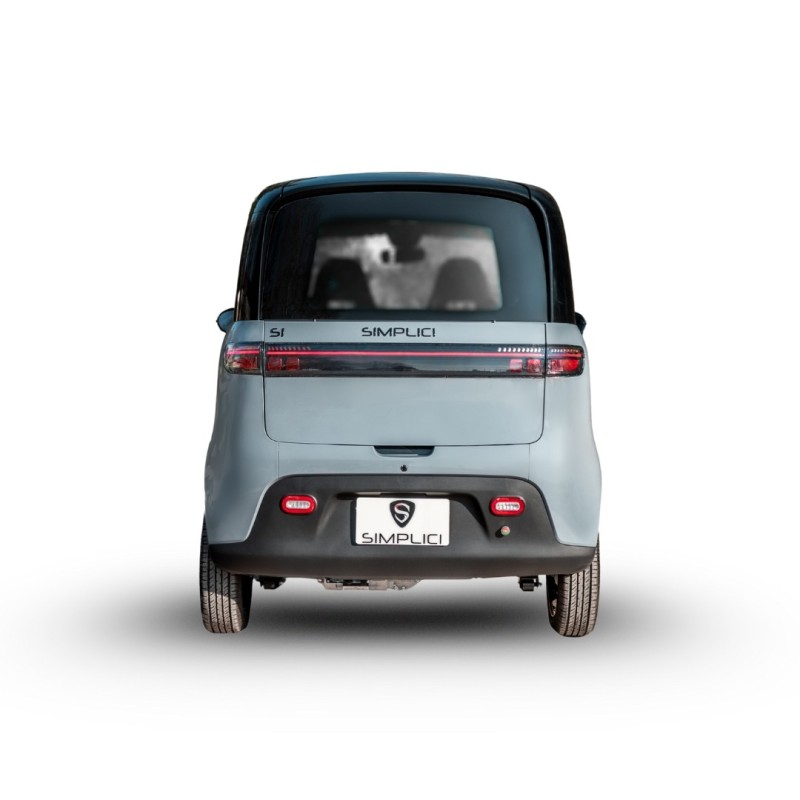 Voiture sans permis electrique grise Simplici S1