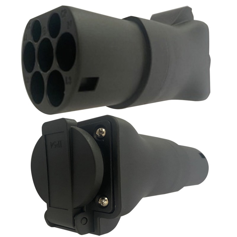 Adaptateur type 2 charge voiture sans permis electrique
