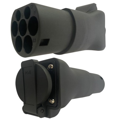 Adaptateur type 2 charge voiture sans permis electrique
