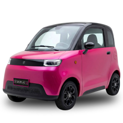 Voiture electrique sans permis rose Simplici S1