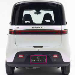 Voiture électrique sans permis Simplici S1 Blanc