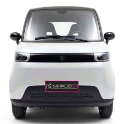 Voiture électrique sans permis Simplici S1 Blanc