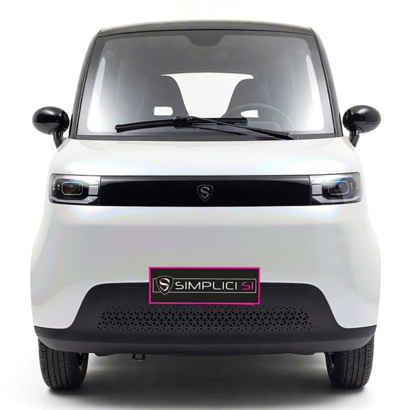 Voiture électrique sans permis Simplici S1 Blanc