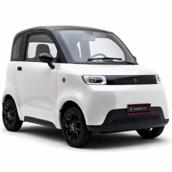 Voiture électrique sans permis Simplici S1 Blanc
