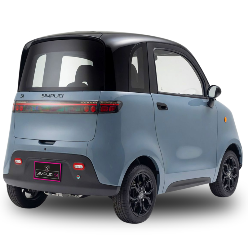 Voiture sans permis electrique grise Simplici S1