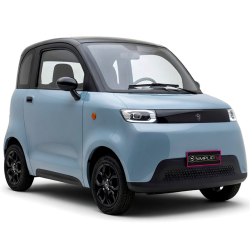 Voiture sans permis electrique grise Simplici S1
