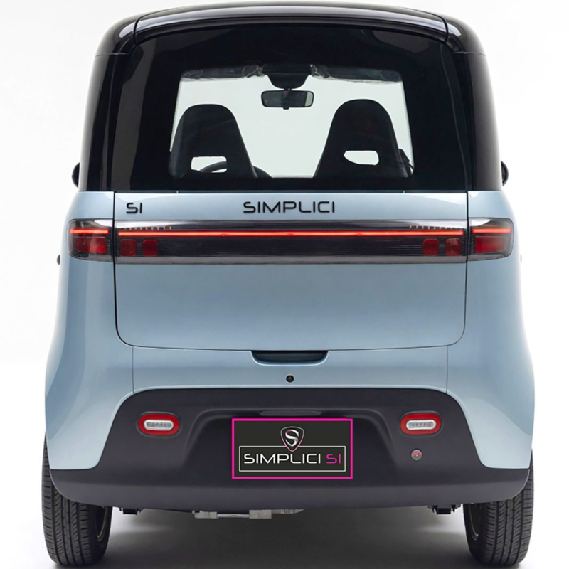 Voiture sans permis electrique grise Simplici S1