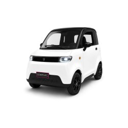 Voiture électrique sans permis Simplici S1 Blanc