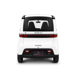 Voiture électrique sans permis Simplici S1 Blanc