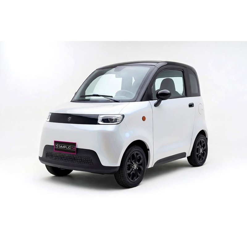 Voiture électrique sans permis Simplici S1 Blanc